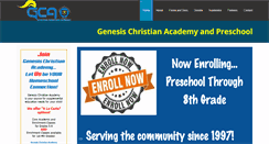 Desktop Screenshot of genesisschools.org