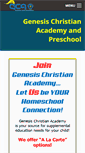 Mobile Screenshot of genesisschools.org