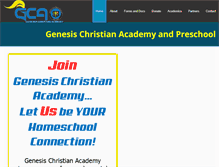 Tablet Screenshot of genesisschools.org